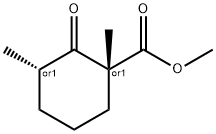 Cyclohexanecarboxylic acid, 1,3-dimethyl-2-oxo-, methyl ester, (1R,3S)-rel-