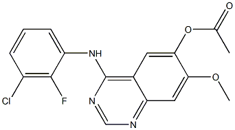 4-((3-氯-2-氟苯基)氨基)-7-甲氧基喹唑啉-6-乙酸酯