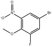 4-Bromo-2-fluoro-6-nitro-1-methoxybenzene