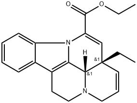 Eburnamenine-14-carboxylic acid, 17,18-didehydro-, ethyl ester, (3α,16α)-