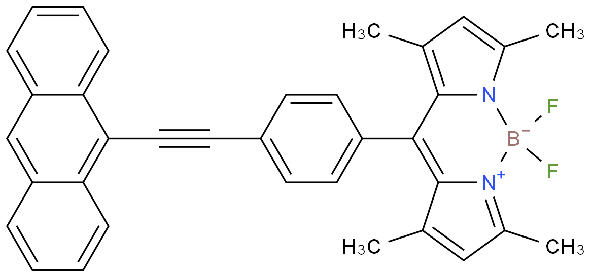 8-[4-[2-(9-anthracenyl)ethynyl]phenyl]-2,2-difluoro-4,6,10,12-tetramethyl-3-aza-1-azonia-2-boranuidatricyclo[7.3.0.03,7]dodeca-