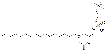 1-O-HEXADECYL-2-O-ACETYL-SN-GLYCERO-3-PHOSPHOCHOLINE