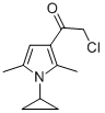 Ethanone, 2-chloro-1-(1-cyclopropyl-2,5-dimethyl-1H-pyrrol-3-yl)- (9CI)