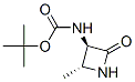 Carbamic acid, [(2R,3R)-2-methyl-4-oxo-3-azetidinyl]-, 1,1-dimethylethyl ester