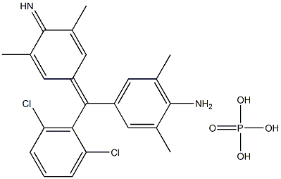 2,6-Xylidine, 4-(2,6-dichloro-alpha-(4-iMino-3,5-diMethyl-2,5-cyclohexadien-1-ylidene)benzyl)-, dihydrogen phosphate