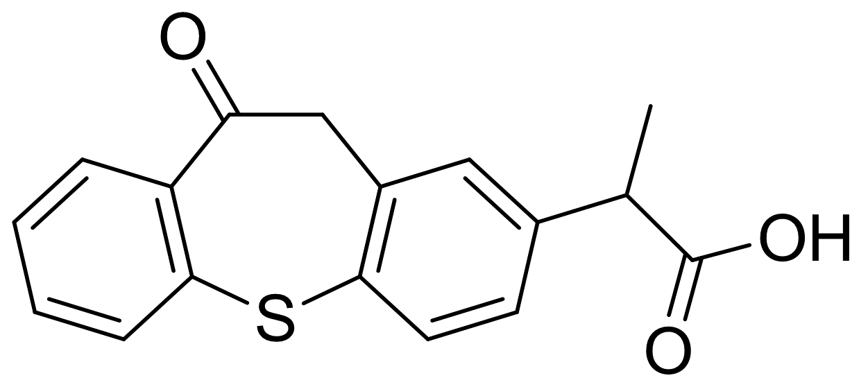 10,11-dihydro-α-methyl-10-oxodibenzo[b,f]thiepin-2-acetic acid