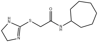 Acetamide, N-cycloheptyl-2-[(4,5-dihydro-1H-imidazol-2-yl)thio]-