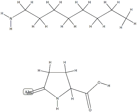 5-oxo-DL-proline, compound with octylamine (1:1)