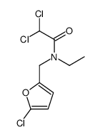 2,2-dichloro-N-[(5-chlorofuran-2-yl)methyl]-N-ethylacetamide