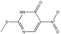 2-(甲巯基)-5-硝基嘧啶-4-醇
