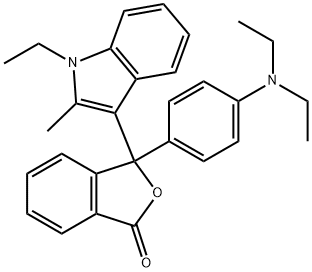 3-[4-(diethylamino)phenyl]-3-(1-ethyl-2-methylindol-3-yl)-2-benzofuran-1-one