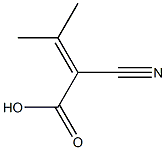 2-氰基-3-甲基丁-2-烯酸