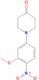1-(3-Methoxy-4-nitrophenyl)piperidin-4-one