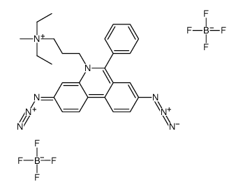 3-(3,8-diazido-6-phenylphenanthridin-5-ium-5-yl)propyl-diethyl-methylazanium,ditetrafluoroborate