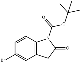 1H-Indole-1-carboxylic acid, 5-bromo-2,3-dihydro-2-oxo-, 1,1-dimethylethyl este