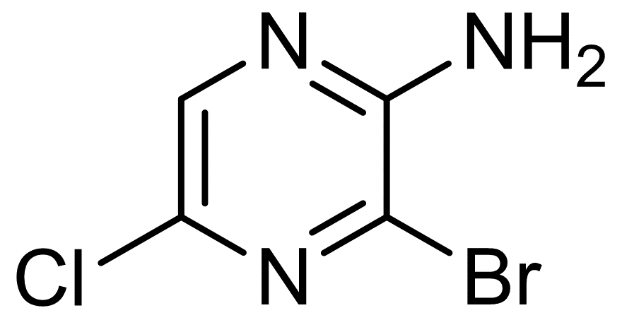 2-amine-3-bromo-5-chloropyrazin