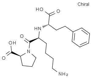 (S)-1-[(S)-6-AMINO-2-((S)-1-CARBOXY-3-PHENYL-PROPYLAMINO)-HEXANOYL]-PYRROLIDINE-2-CARBOXYLIC ACID