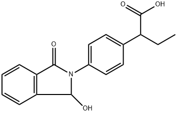 2-(4-(1-hydroxy-3-oxoisoindolin-2-yl)phenyl)butanoic acid