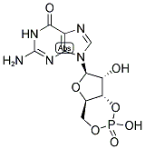2-amino-9-(2,7-dihydroxy-2-oxidotetrahydro-4H-furo[3,2-d][1,3,2]dioxaphosphinin-6-yl)-3,9-dihydro-6H-purin-6-one