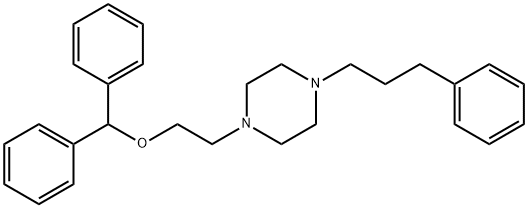 1-(2-(diphenylmethoxy)ethyl)-4-(3-phenylpropyl)piperazine