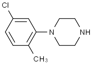4-(5-chloro-2-methylphenyl)piperazin-1-ium
