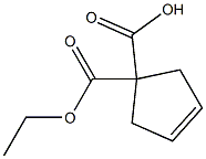 1-(Ethoxycarbonyl)-3-cyclopentene-1-carboxylic acid