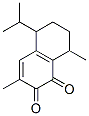 5,6,7,8-Tetrahydro-3,8-dimethyl-5-isopropyl-1,2-naphthoquinone