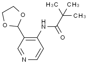 N-(3-(1,3-二氧戊环-2-基)吡啶-4-基)新戊酰胺