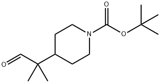 tert-butyl 4-(2-formylpropan-2-yl)piperidine-1-carboxylate