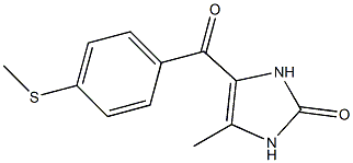 4-methyl-5-(4-methylsulfanylbenzoyl)-1,3-dihydroimidazol-2-one