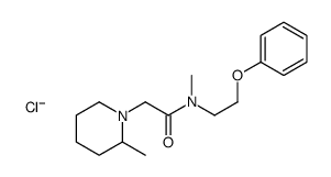 N-methyl-2-(2-methylpiperidin-1-yl)-N-(2-phenoxyethyl)acetamide,chloride