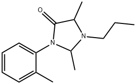 4-Imidazolidinone, 2,5-dimethyl-3-(2-methylphenyl)-1-propyl-