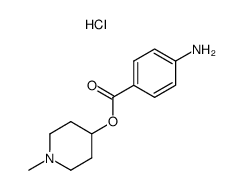 4-Amino-benzoesaeure-(1-methyl-[4]piperidylester), hydrochloridl