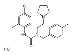 3-(4-chloro-2-methylphenyl)-1-[(4-methylphenyl)methyl]-1-(2-pyrrolidin-1-ylethyl)urea,hydrochloride