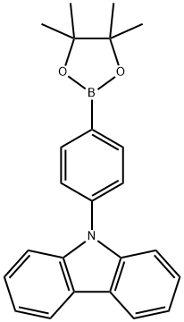 9-(4-(4,4,5,5-四甲基-1,3,2-二氧杂硼杂环戊烷-2-基)苯基)-9H-咔唑
