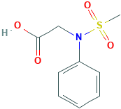 2-(mesyl-phenyl-amino)acetic acid