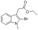 2-BROMO-1-METHYL-1H-INDOLE-3-ACETIC ACID ETHYL ESTER