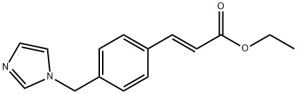 2-Propenoic acid, 3-[4-(1H-imidazol-1-ylmethyl)phenyl]-, ethyl ester, (2E)-