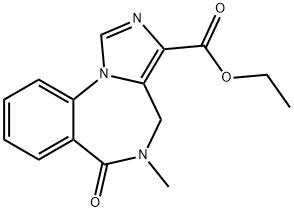 5,6-Dihydro-5-methyl-6-oxo-4H-imidazo[1,5-a][1,4]benzodiazepine-3-carboxylic acid ethyl ester