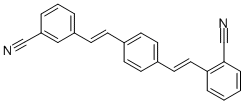 2-[(E)-2-{4-[(E)-2-(3-cyanophenyl)ethenyl]phenyl}ethenyl]benzonitrile