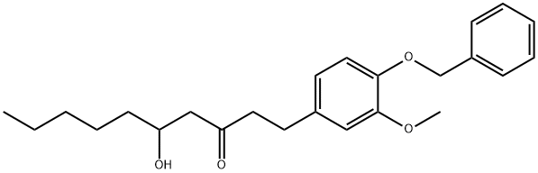 3-Decanone, 5-hydroxy-1-[3-methoxy-4-(phenylmethoxy)phenyl]-