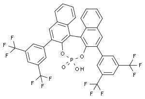 (R)-3,3′-双[3,5-双(三氟甲基)苯基]-1,1′-二-2-萘酚环一磷酸酯