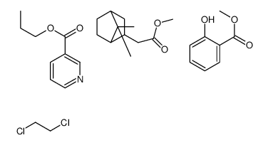 1,2-dichloroethane,methyl 2-(7,7-dimethyl-3-bicyclo[2.2.1]heptanyl)acetate,methyl 2-hydroxybenzoate,propyl pyridine-3-carboxylate