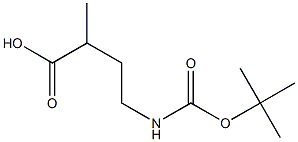 4-((tert-butoxycarbonyl)amino)-2-methylbutanoic acid