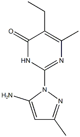 2-(5-Amino-3-methyl-1H-pyrazol-1-yl)-5-ethyl-6-methylpyrimidin-4(3H)-one