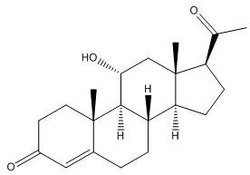 11A-HYDROXY-4-PREGNENE-3,20-DIONE