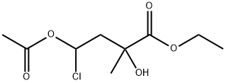 4-乙酰氧基-4-氯-2-羟基-2-甲基丁酸乙酯