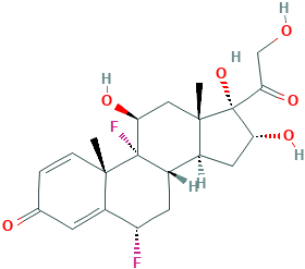 6-α,9-α-二氟-11-beta,16-α,17-α,21-四羟基孕酮-1,4-二烯-3,20-二酮