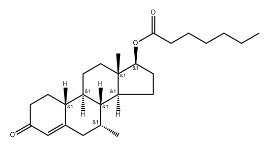 Estr-4-en-3-one, 7-methyl-17-[(1-oxoheptyl)oxy]-, (7α,17β)- (9CI)