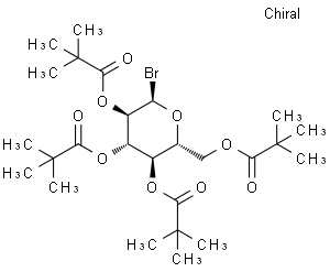 2,3,4,6-O-四特戊酰基-ALPHA-D-溴代吡喃葡萄糖,依帕列净中间体